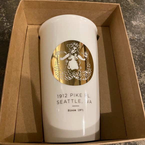 Starbucks ceramic tumbler to go coffee mug - Picture 2 of 3